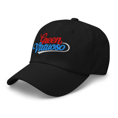 Green Virtuoso Embroidered Golf Cap - Funny Golf Tee by Swing Epic