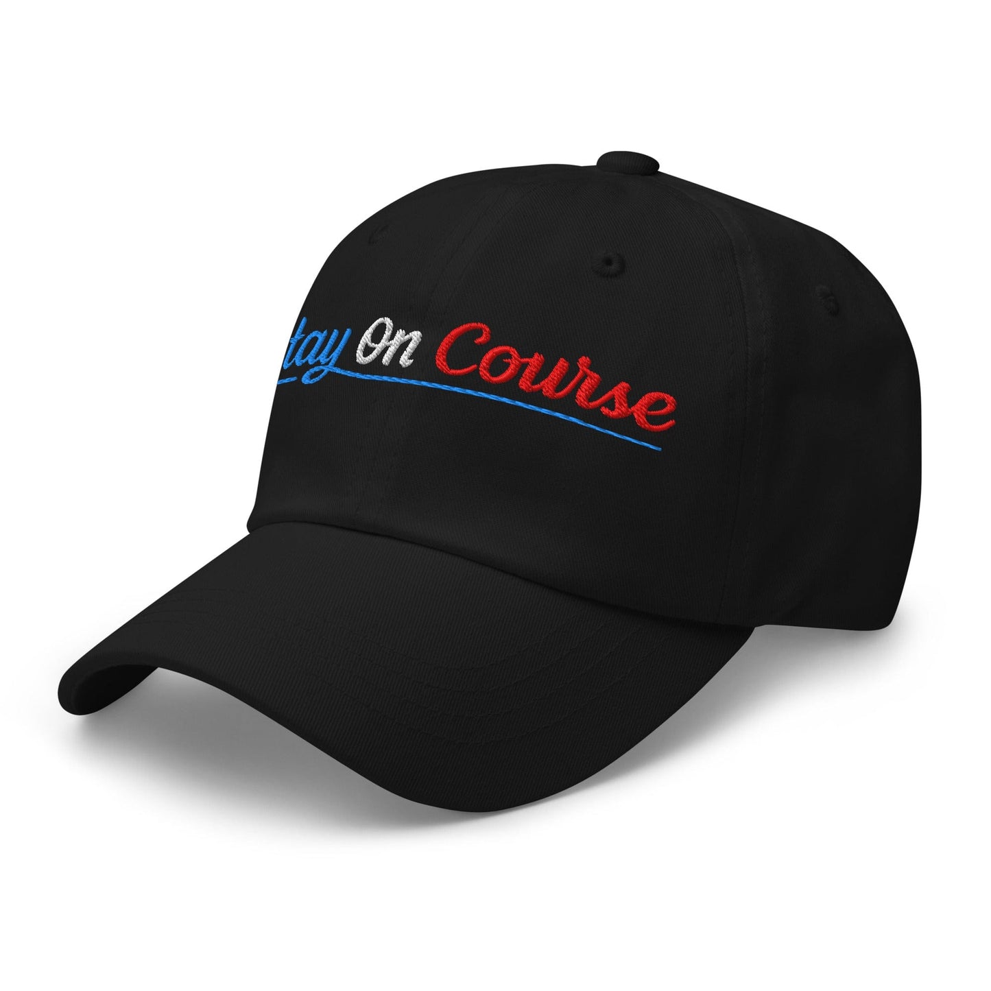 Stay On Course Embroidered Golf Cap - Funny Golf Tee by Swing Epic