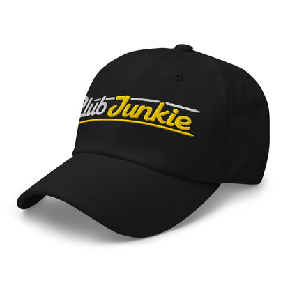 Club Junkie Embroidered Golf Cap - Funny Golf Tee by Swing Epic