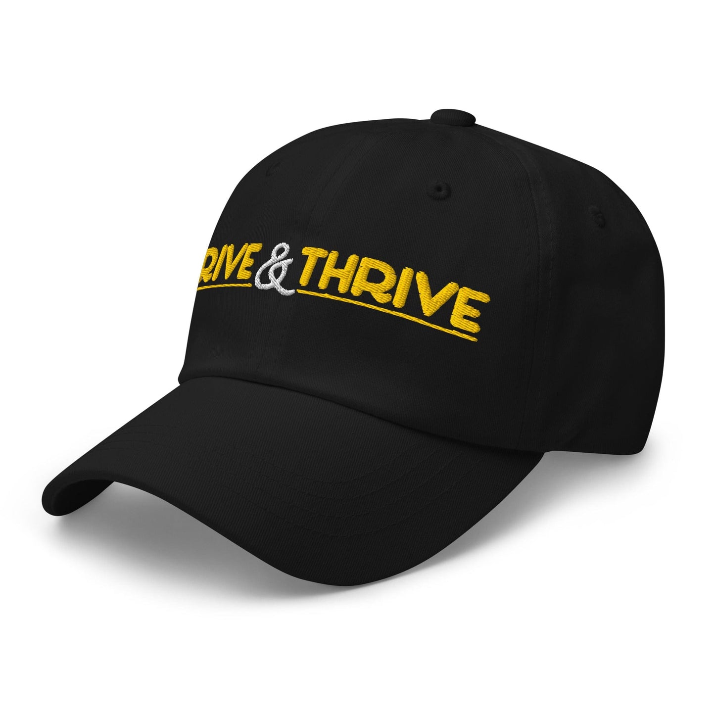 Drive & Thrive Embroidered Golf Cap - Funny Golf Tee by Swing Epic