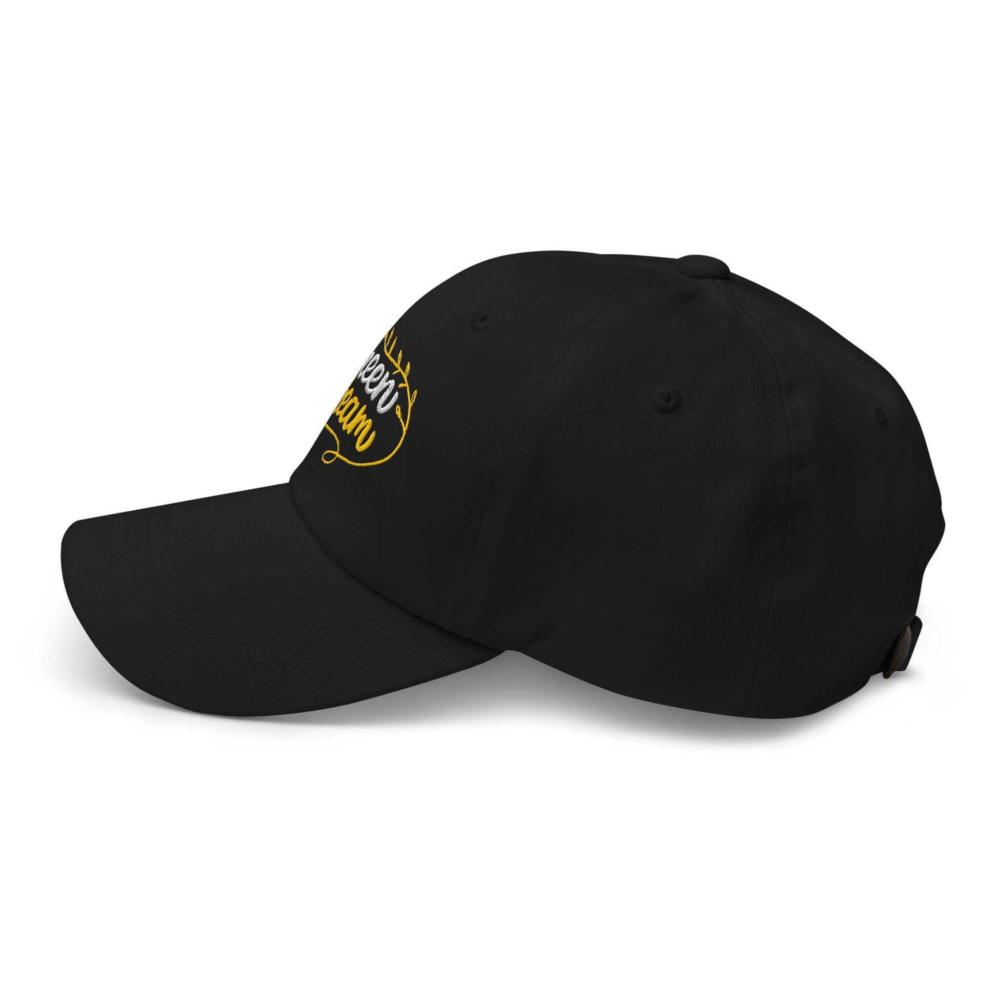Green Dream Stars and Leaves Fun Embroidered Golf Cap - Funny Golf Tee by Swing Epic