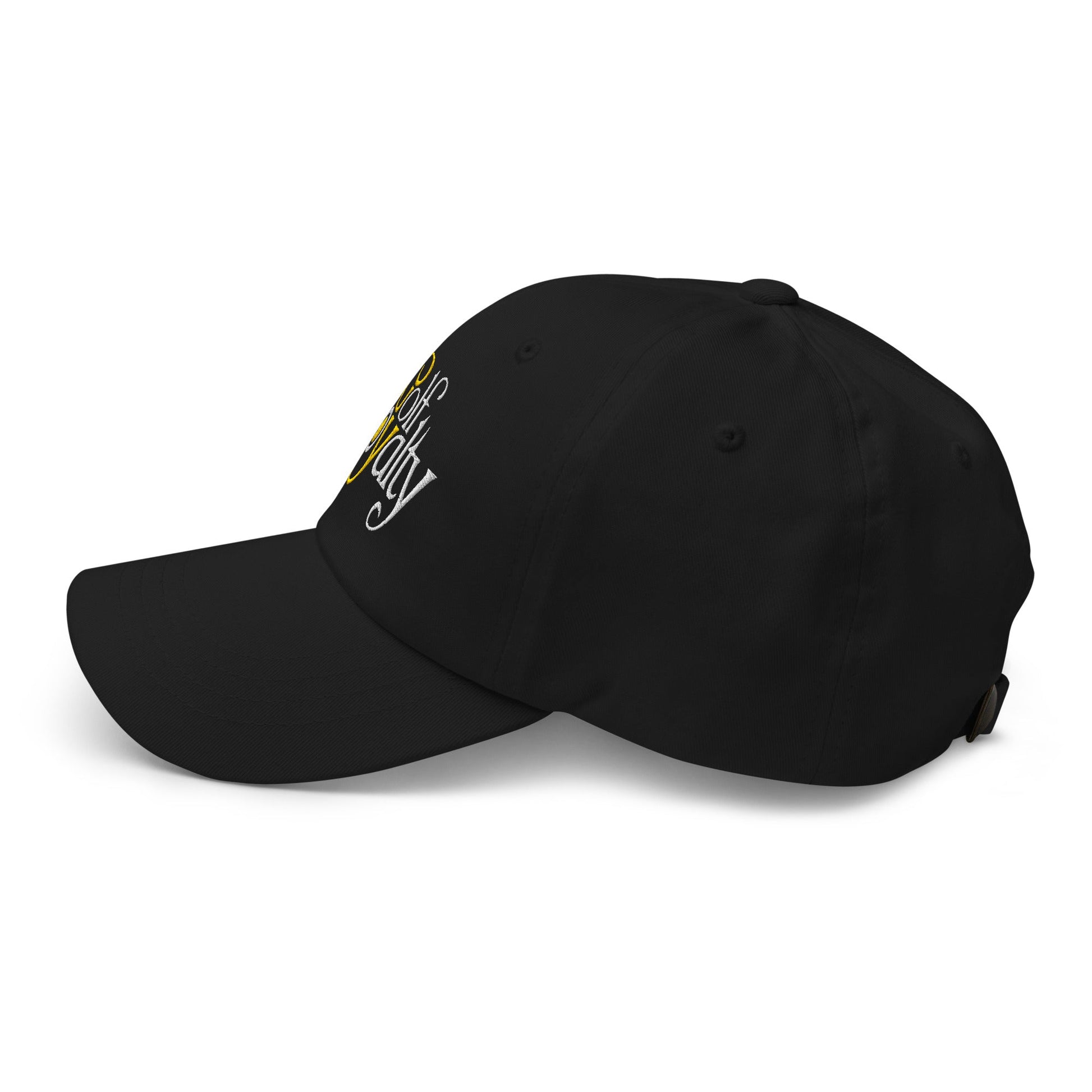 Golf Royalty Quirky Fun Embroidered Golf Cap - Funny Golf Tee by Swing Epic