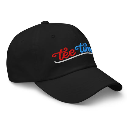 Tee Time Embroidered Golf Cap - Funny Golf Tee by Swing Epic