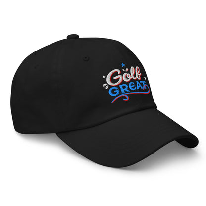 Golf Great Fun & Quirky Embroidered Golf Cap - Funny Golf Tee by Swing Epic