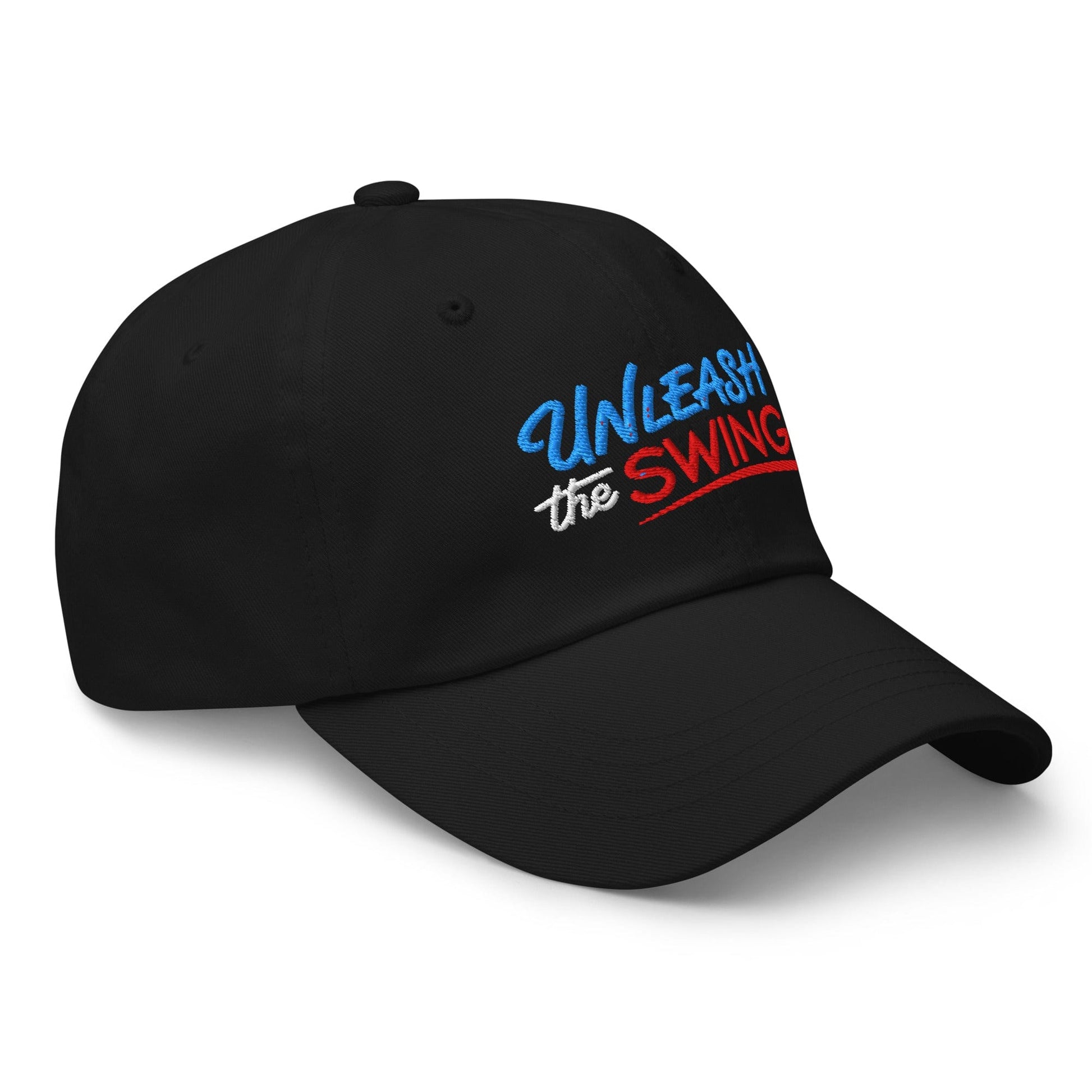 Unleash The Swing Embroidered Golf Cap - Funny Golf Tee by Swing Epic