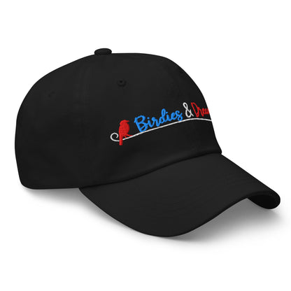 Birdies & Dreams Embroidered Golf Cap - Funny Golf Tee by Swing Epic
