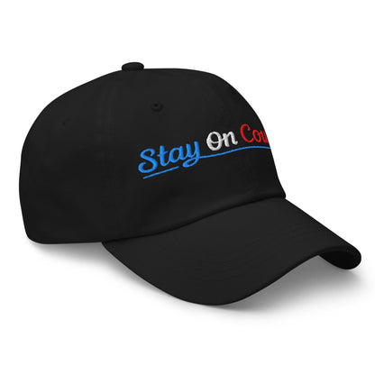 Stay On Course Embroidered Golf Cap - Funny Golf Tee by Swing Epic