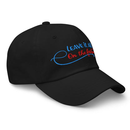 Leave it All on The Fairway Fun and Unique Embroidered Golf Cap - Funny Golf Tee by Swing Epic