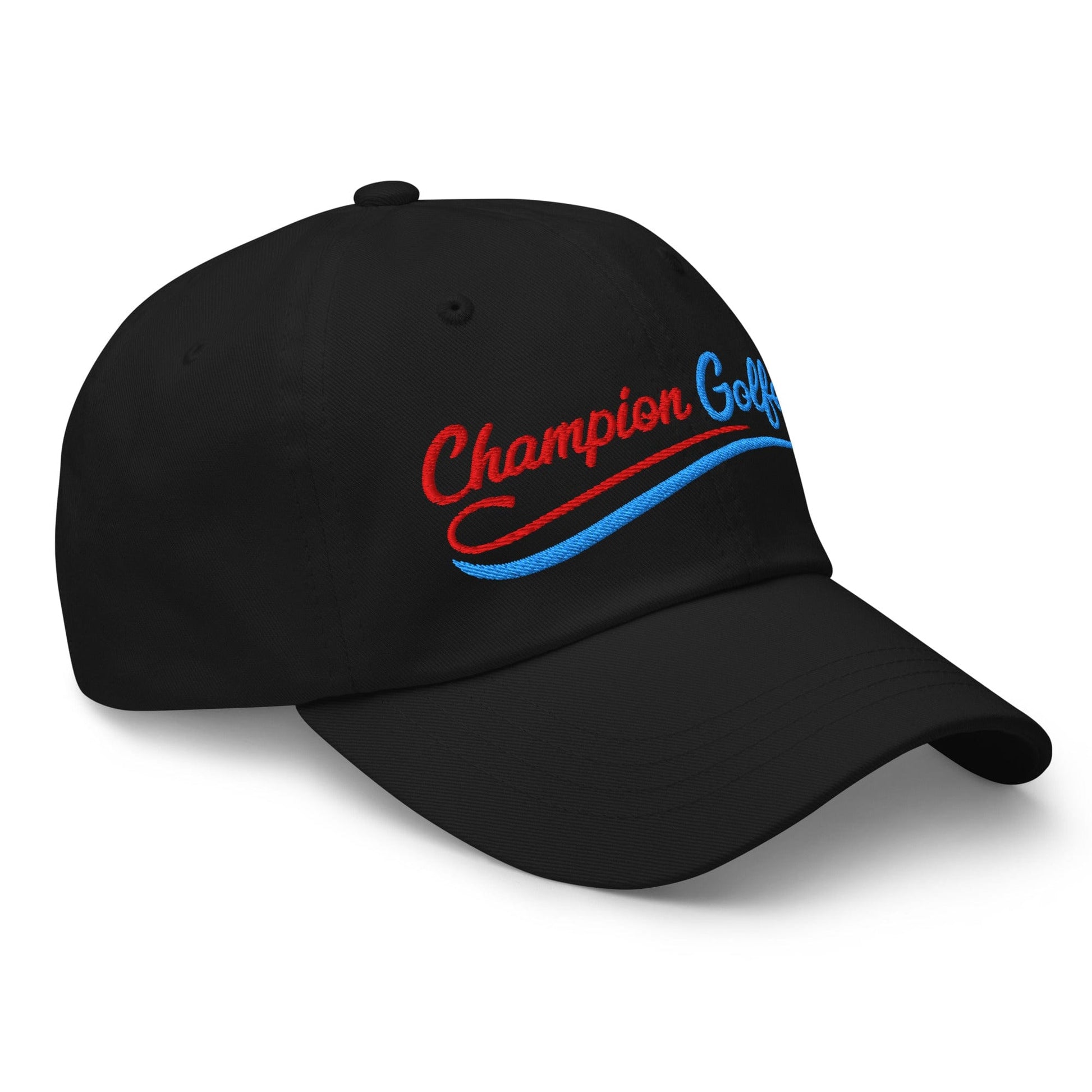 Champion Golfer Sparkling Star Fun Embroidered Golf Cap - Funny Golf Tee by Swing Epic