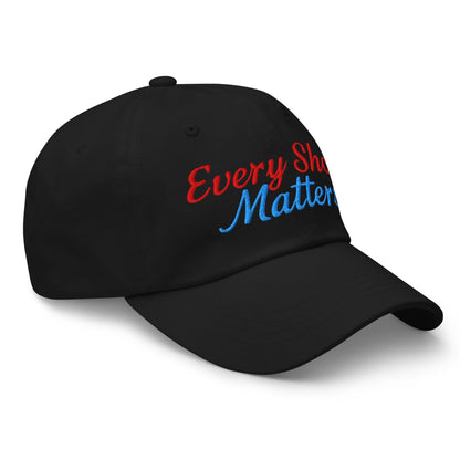 Every Shot Matters Fun Embroidered Golf Cap - Funny Golf Tee by Swing Epic