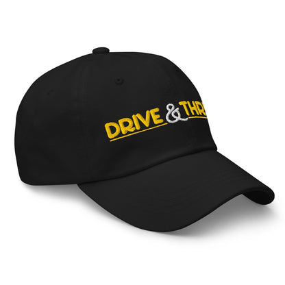 Drive & Thrive Embroidered Golf Cap - Funny Golf Tee by Swing Epic