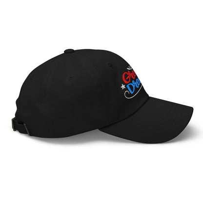 Green Dream Stars and Leaves Fun Embroidered Golf Cap - Funny Golf Tee by Swing Epic