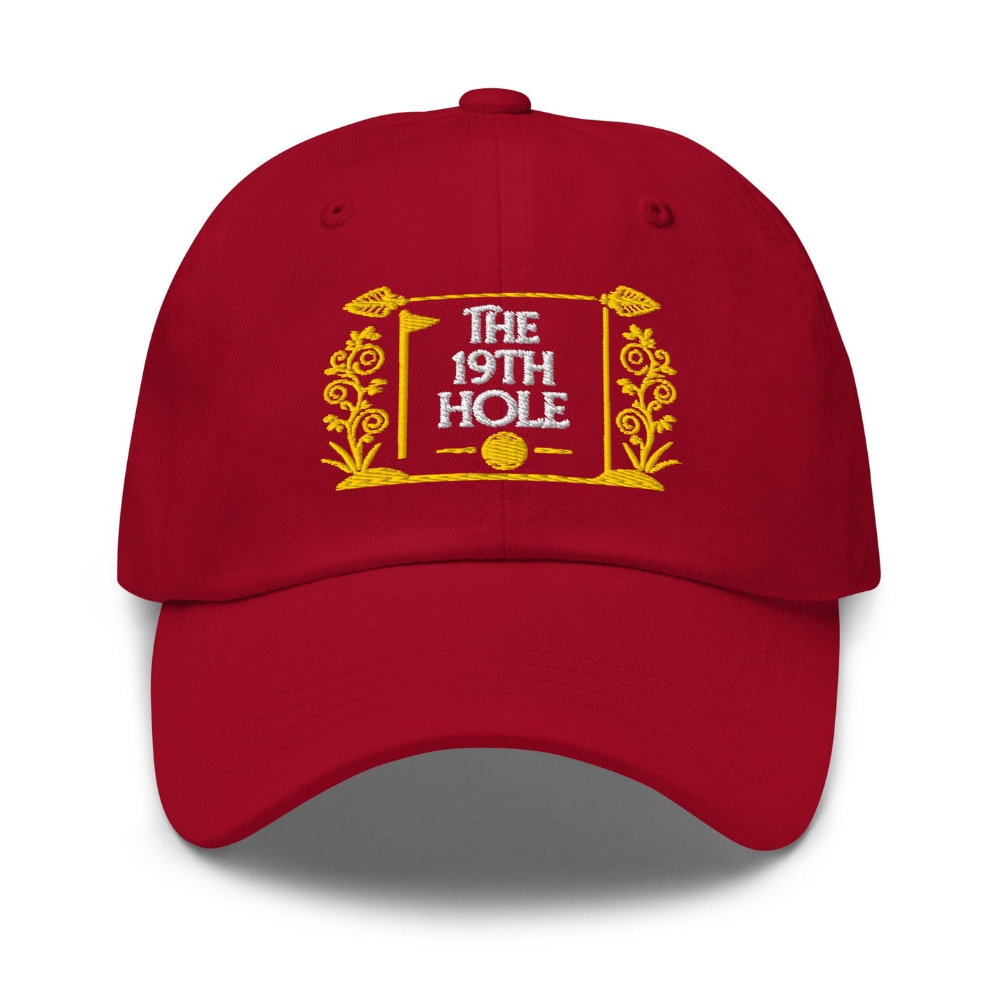 The 19th Hole Fun Embroidered Golf Cap - Funny Golf Tee by Swing Epic