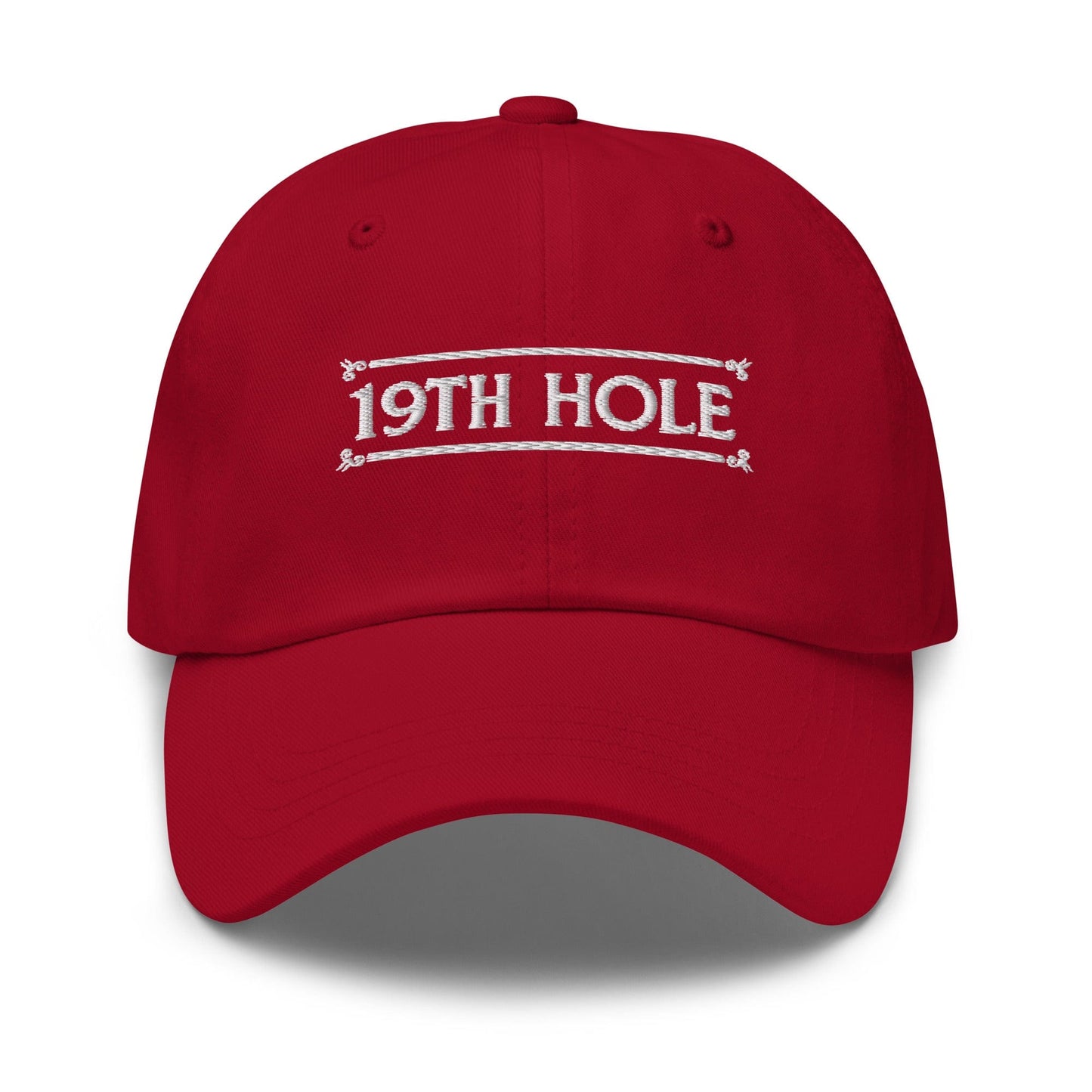 The 19th Hole Embroidered Golf Cap - Funny Golf Tee by Swing Epic