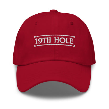 The 19th Hole Embroidered Golf Cap - Funny Golf Tee by Swing Epic