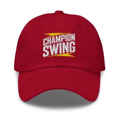 Champion Swing Cool Embroidered Golf Cap - Funny Golf Tee by Swing Epic