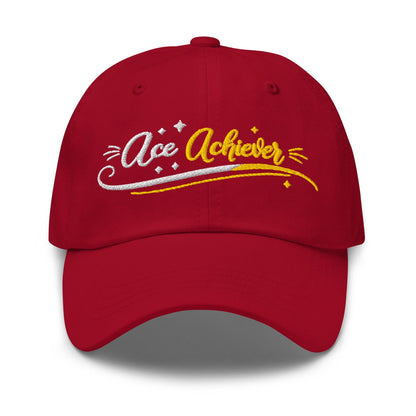 Ace Achiever Sparkle Magic Swirl Embroidered Golf Cap - Funny Golf Tee by Swing Epic