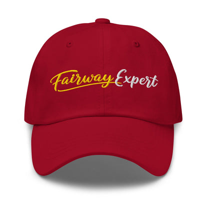 Fairway Expert Embroidered Golf Cap - Funny Golf Tee by Swing Epic