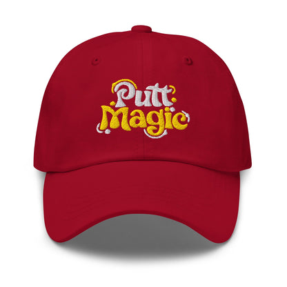Putt Magic Embroidered Golf Cap - Funny Golf Tee by Swing Epic