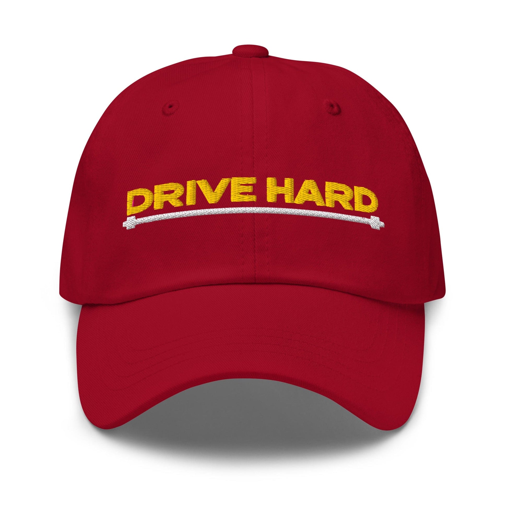 Drive Hard Embroidered Golf Cap - Funny Golf Tee by Swing Epic