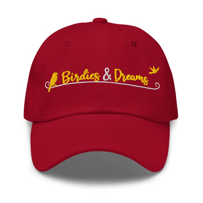 Birdies & Dreams Embroidered Golf Cap - Funny Golf Tee by Swing Epic