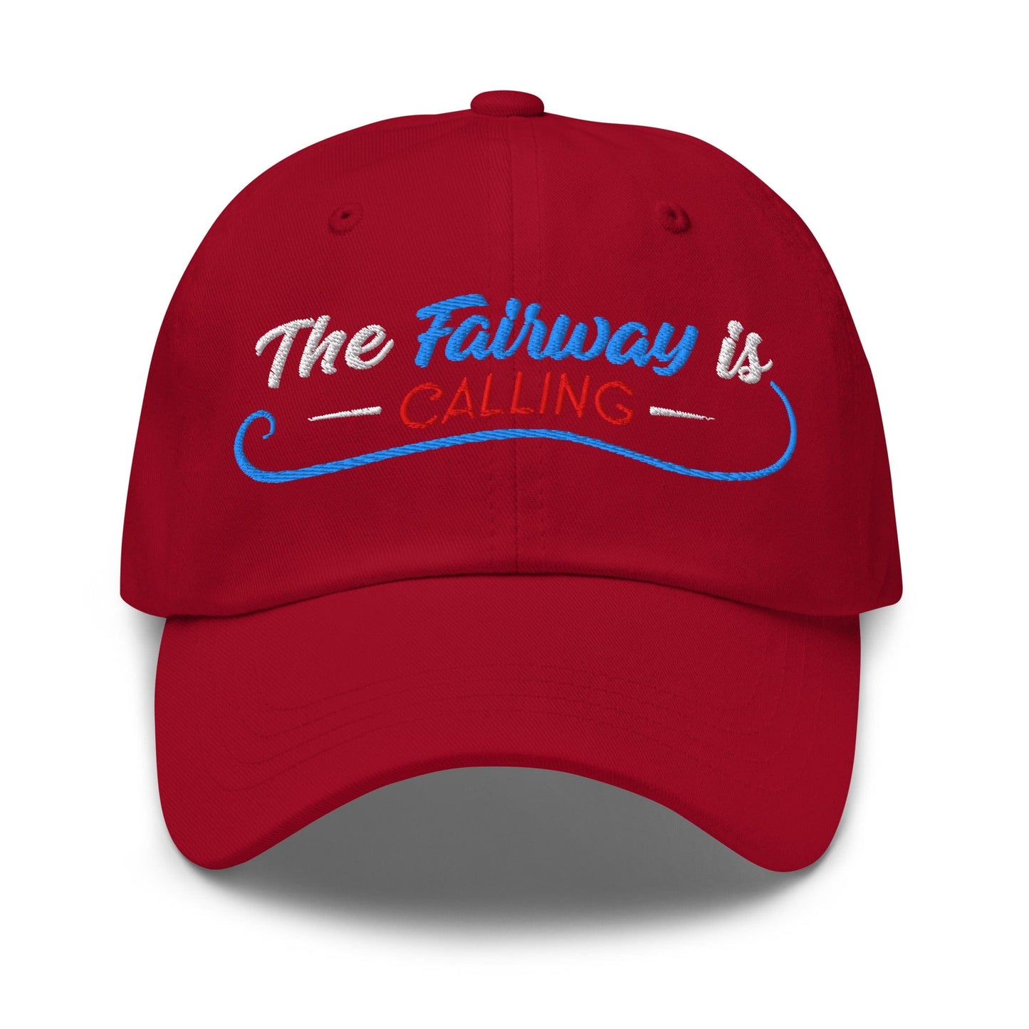 The Fairway is Calling Funny Embroidered Golf Cap - Funny Golf Tee by Swing Epic