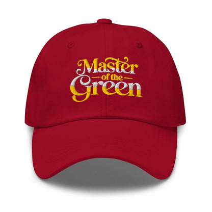 Master of the Green Engaging Embroidered Golf Cap - Funny Golf Tee by Swing Epic