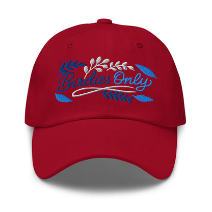 Birdies Only Fun Spirit Design Embroidered Golf Cap - Funny Golf Tee by Swing Epic