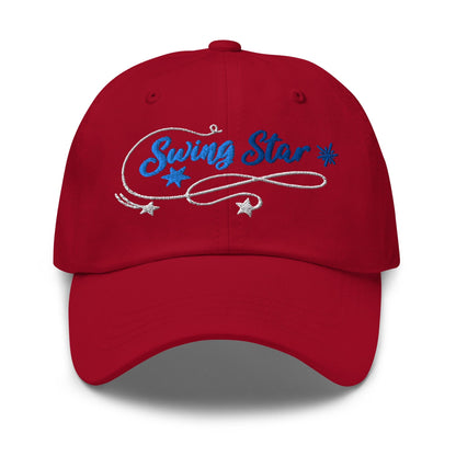 Swing Star's Celestial Charm Embroidered Golf Cap - Funny Golf Tee by Swing Epic
