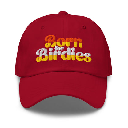 Born for Birdies Fun Sporty Embroidered Golf Cap - Funny Golf Tee by Swing Epic