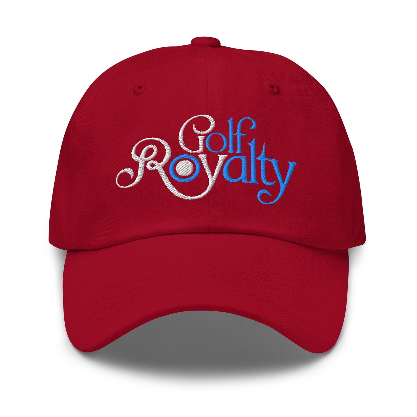 Golf Royalty Quirky Fun Embroidered Golf Cap - Funny Golf Tee by Swing Epic
