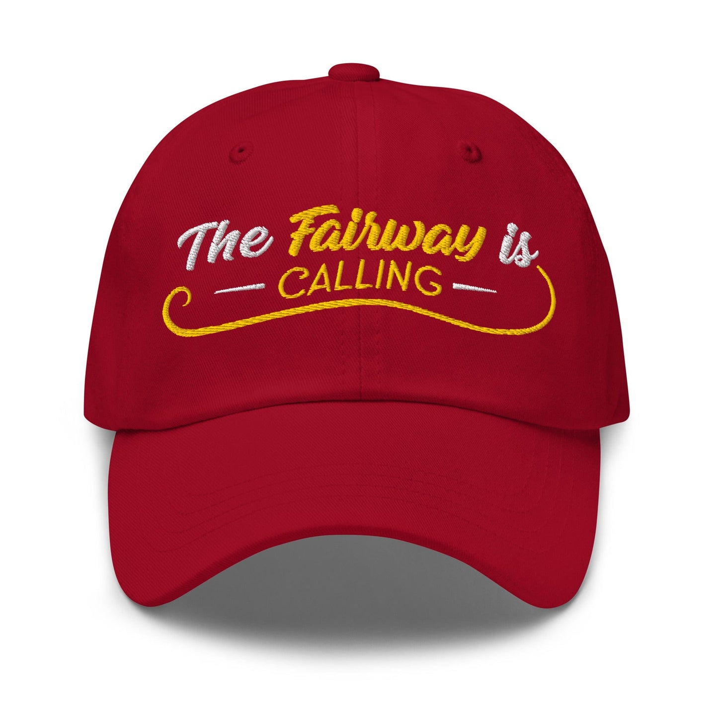 The Fairway is Calling Funny Embroidered Golf Cap - Funny Golf Tee by Swing Epic