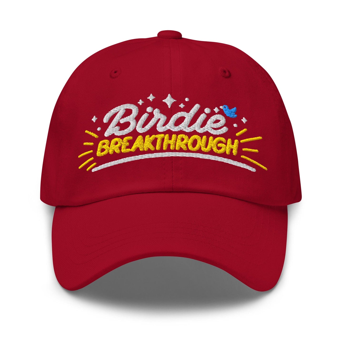 Birdie Breakthrough Embroidered Golf Cap - Funny Golf Tee by Swing Epic