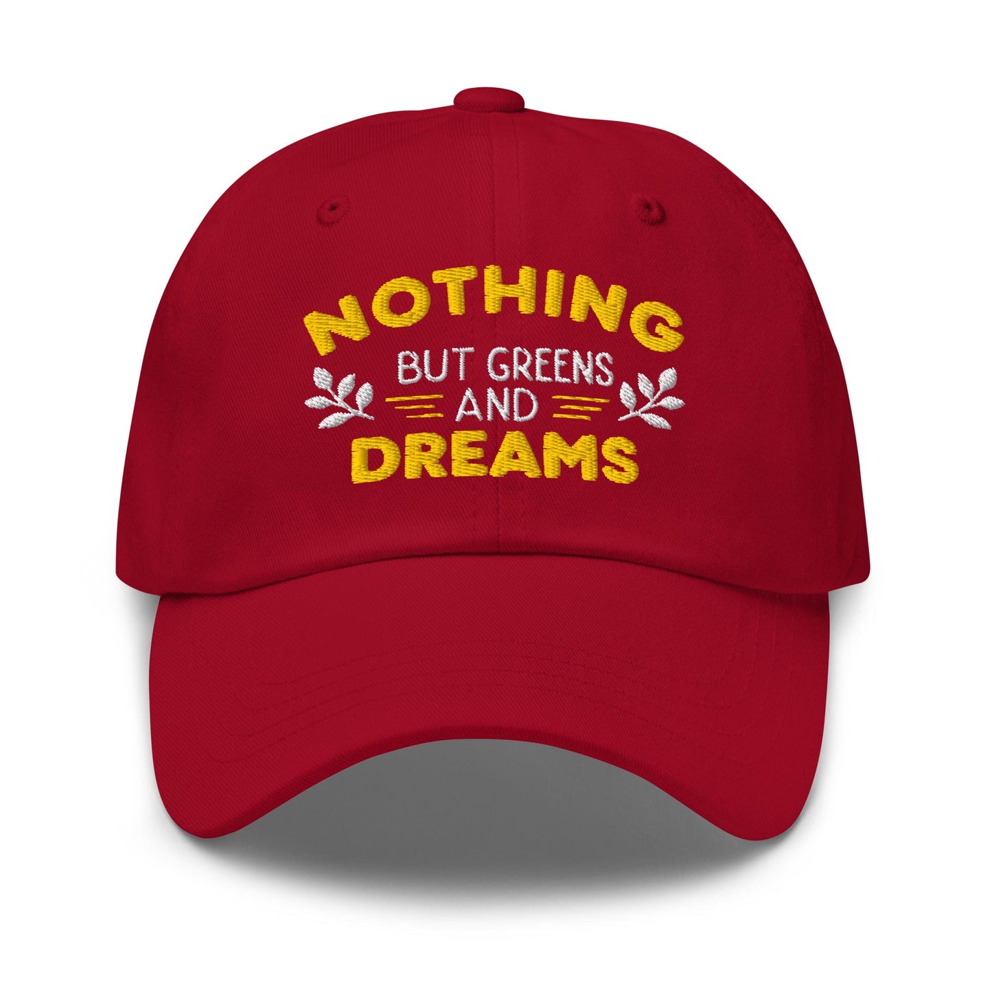 Nothing But Greens & Dreams Embroidered Golf Cap - Funny Golf Tee by Swing Epic