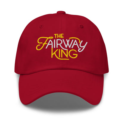 The Fairway King Embroidered Golf Cap - Funny Golf Tee by Swing Epic