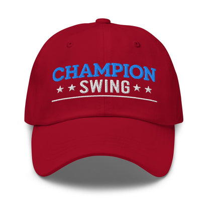 Champion Swing Star-Studded Fun Embroidered Golf Cap - Funny Golf Tee by Swing Epic