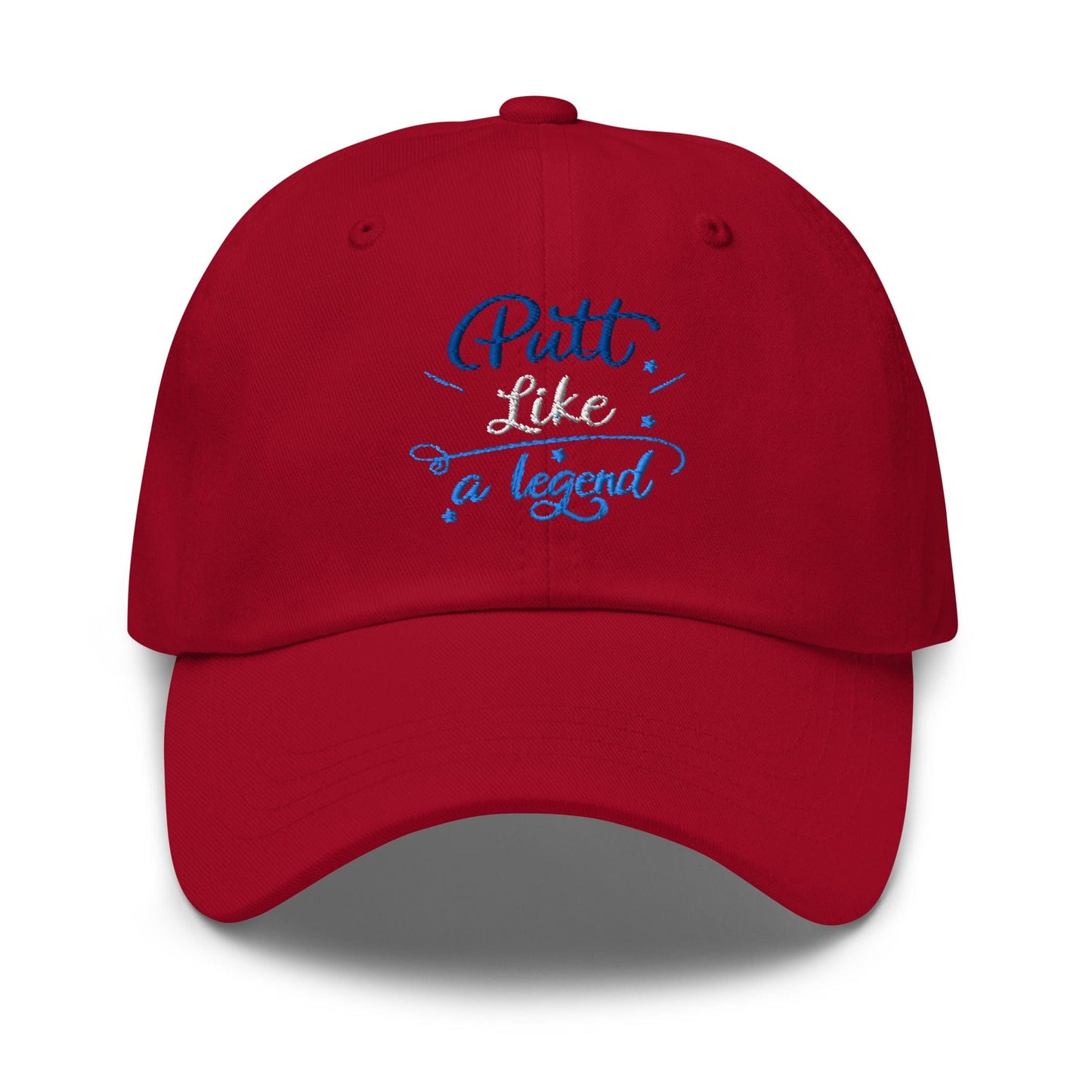 Putt Like A Legend Fun Embroidered Golf Cap - Funny Golf Tee by Swing Epic