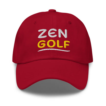 Zen Golf Embroidered Golf Cap - Funny Golf Tee by Swing Epic