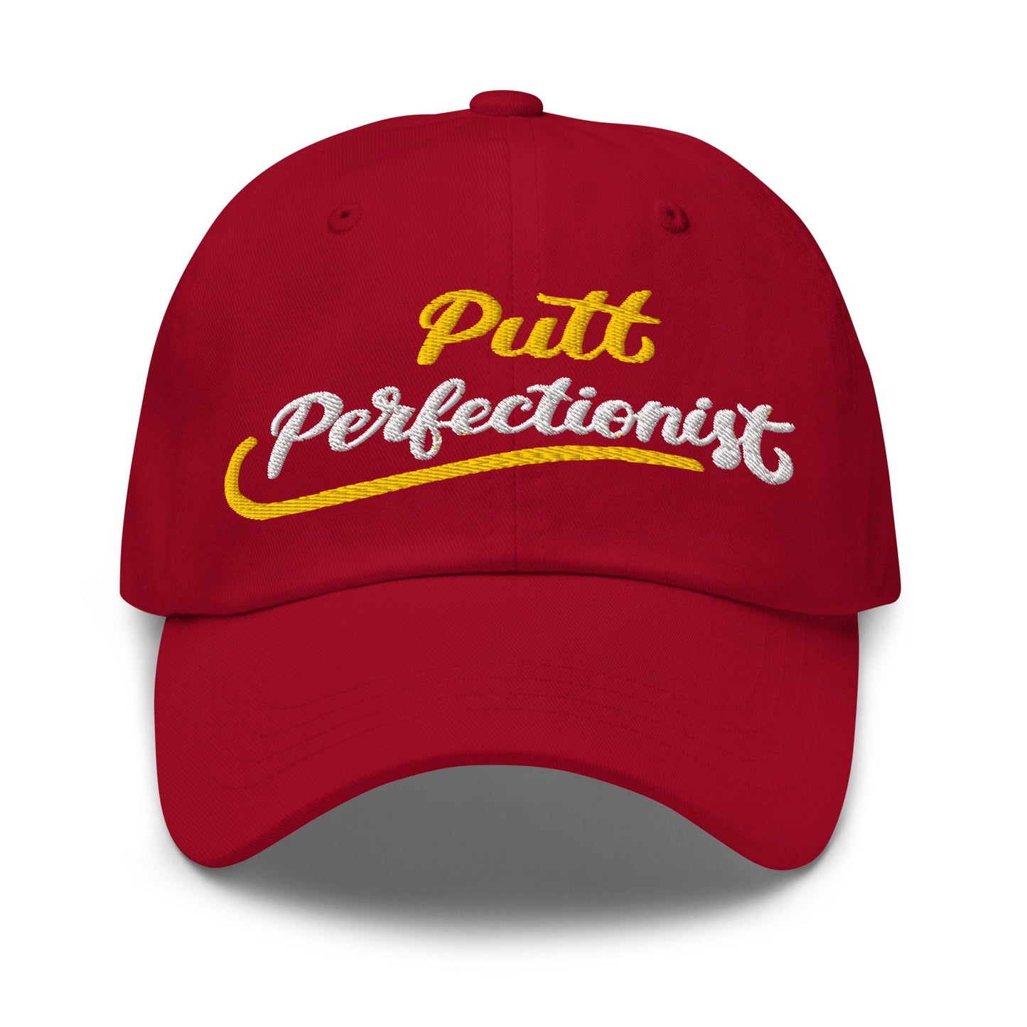 Putt Perfectionist Fun Embroidered Golf Cap - Funny Golf Tee by Swing Epic