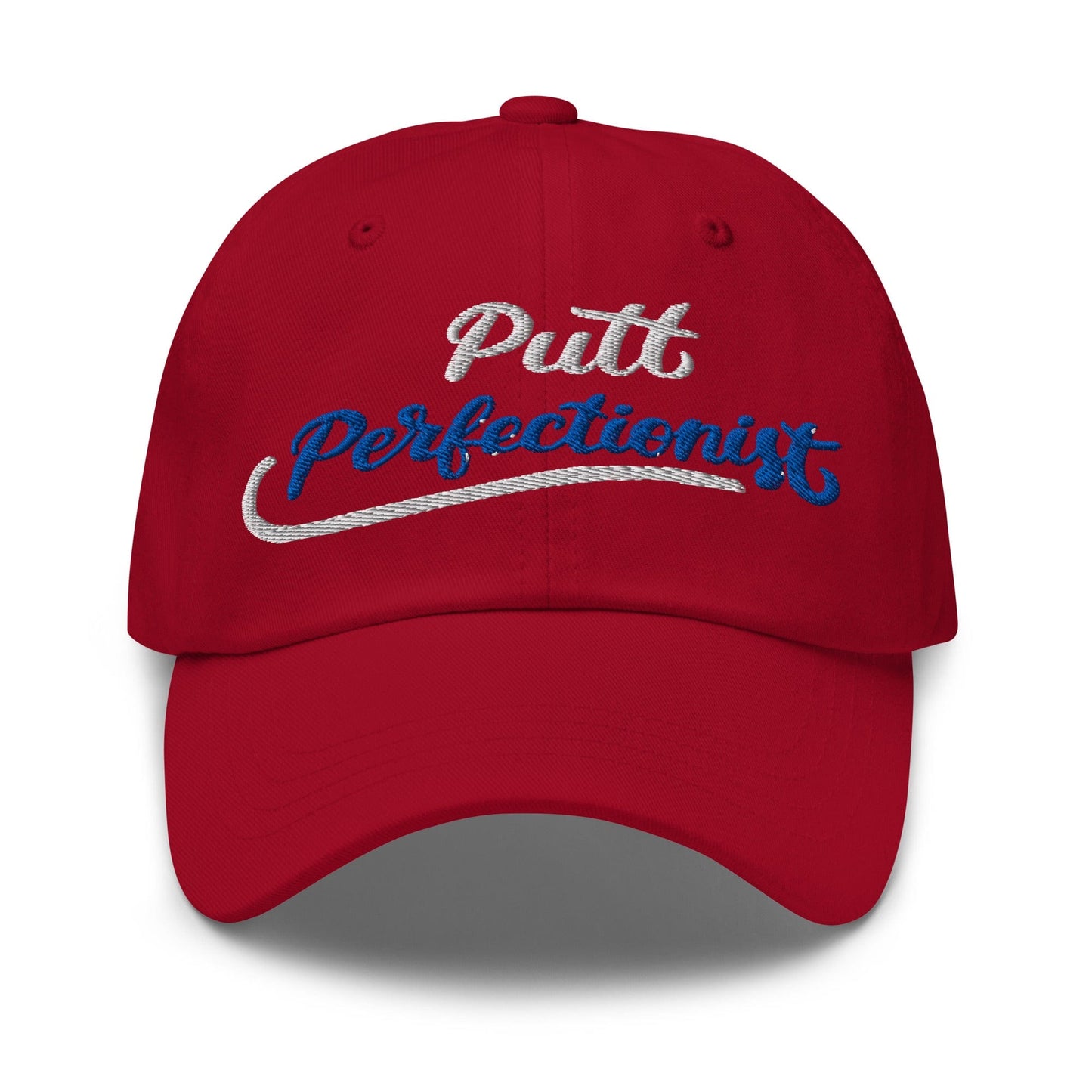 Putt Perfectionist Fun Embroidered Golf Cap - Funny Golf Tee by Swing Epic