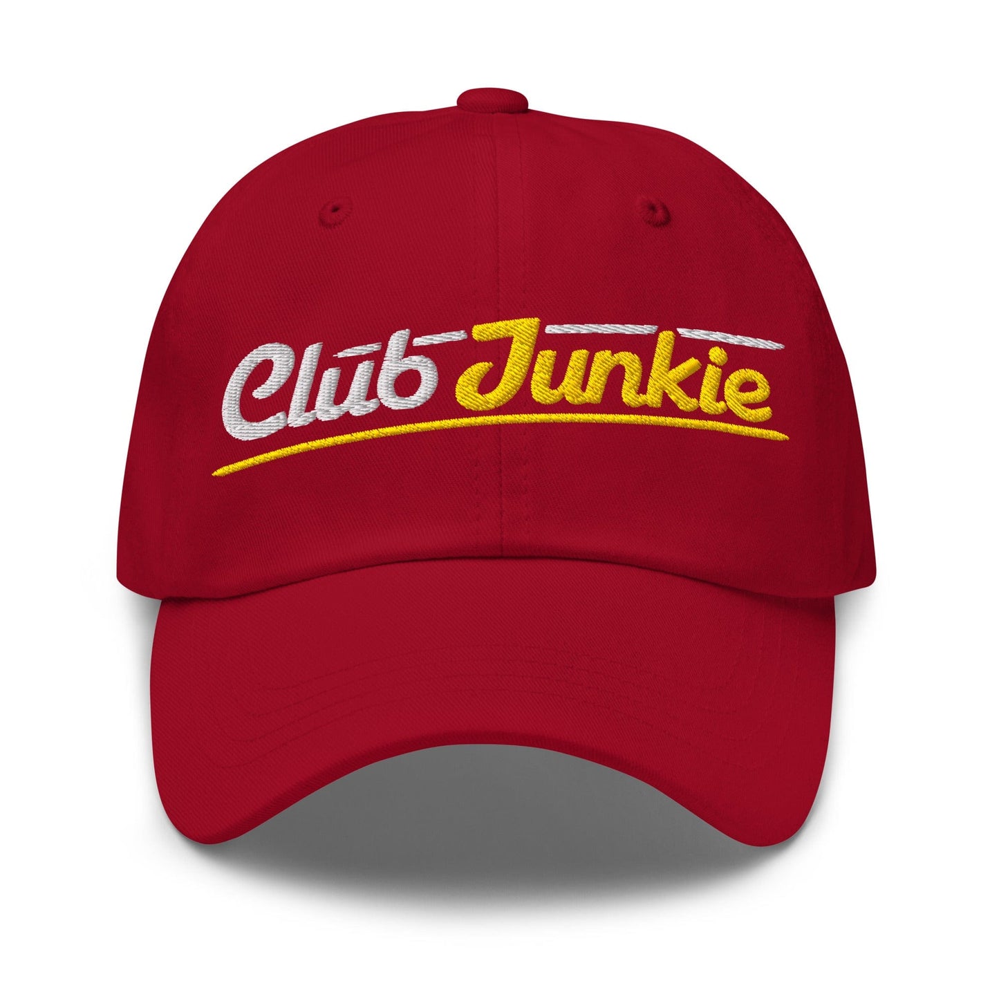 Club Junkie Embroidered Golf Cap - Funny Golf Tee by Swing Epic
