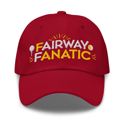 Fairway Fanatic Embroidered Golf Cap - Funny Golf Tee by Swing Epic