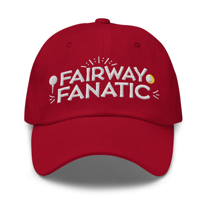 Fairway Fanatic Embroidered Golf Cap - Funny Golf Tee by Swing Epic