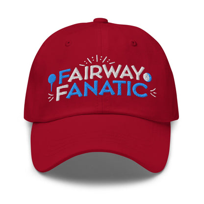 Fairway Fanatic Embroidered Golf Cap - Funny Golf Tee by Swing Epic