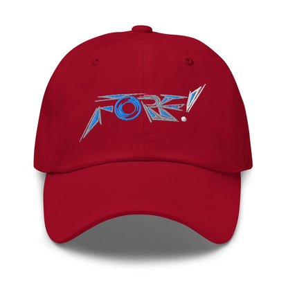 FORE! Unique Geometric Design Embroidered Golf Cap - Funny Golf Tee by Swing Epic