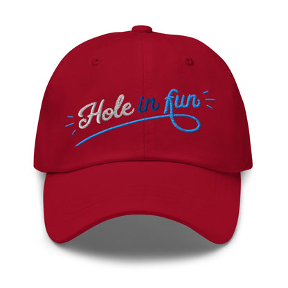 Hole in Fun Embroidered Golf Cap - Funny Golf Tee by Swing Epic