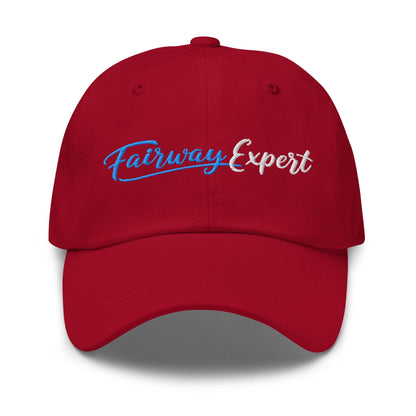 Fairway Expert Embroidered Golf Cap - Funny Golf Tee by Swing Epic
