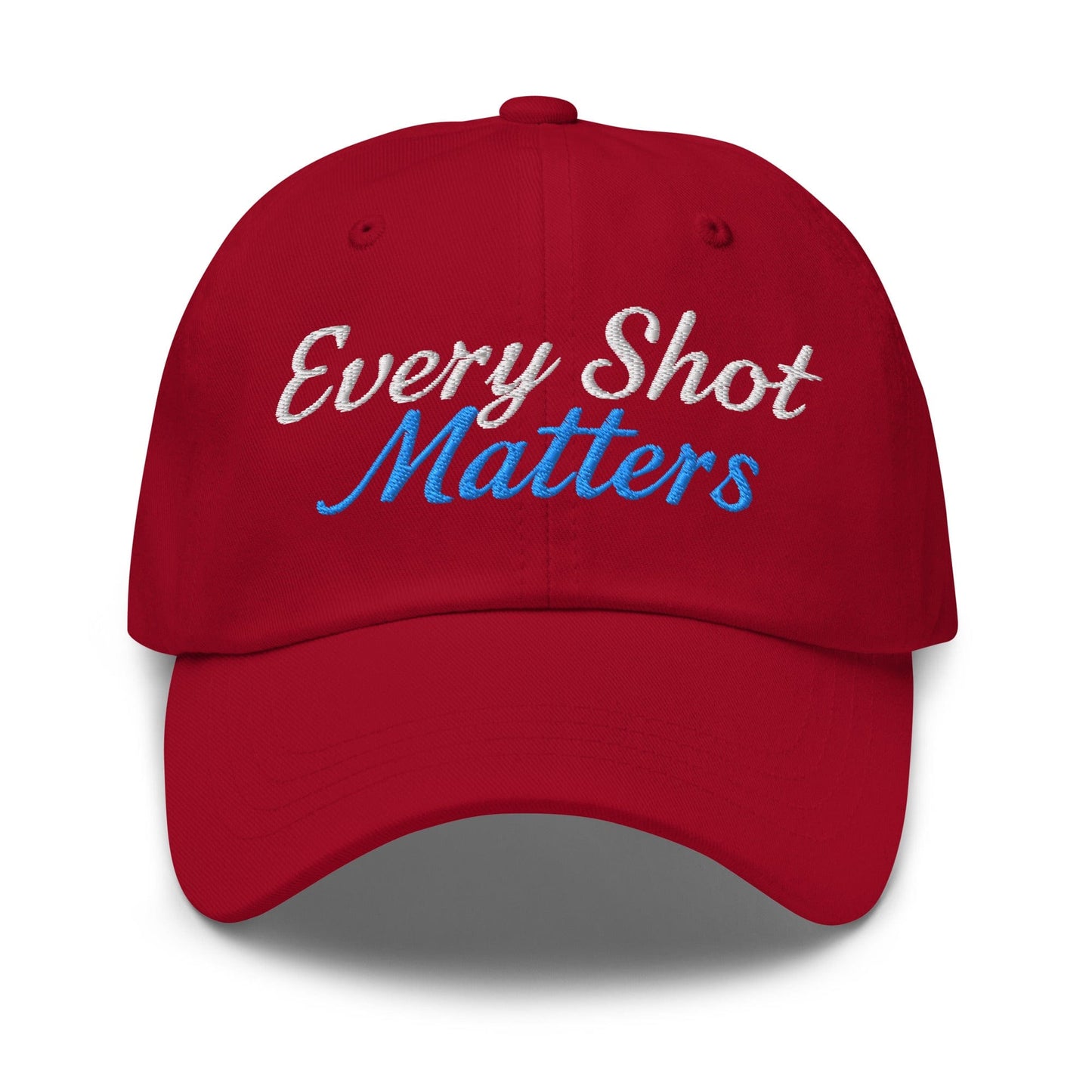 Every Shot Matters Fun Embroidered Golf Cap - Funny Golf Tee by Swing Epic
