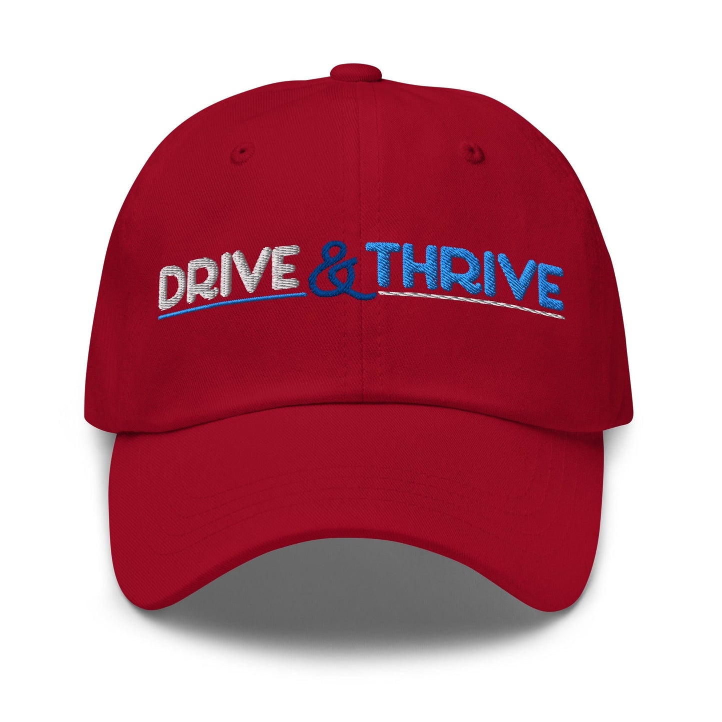Drive & Thrive Embroidered Golf Cap - Funny Golf Tee by Swing Epic