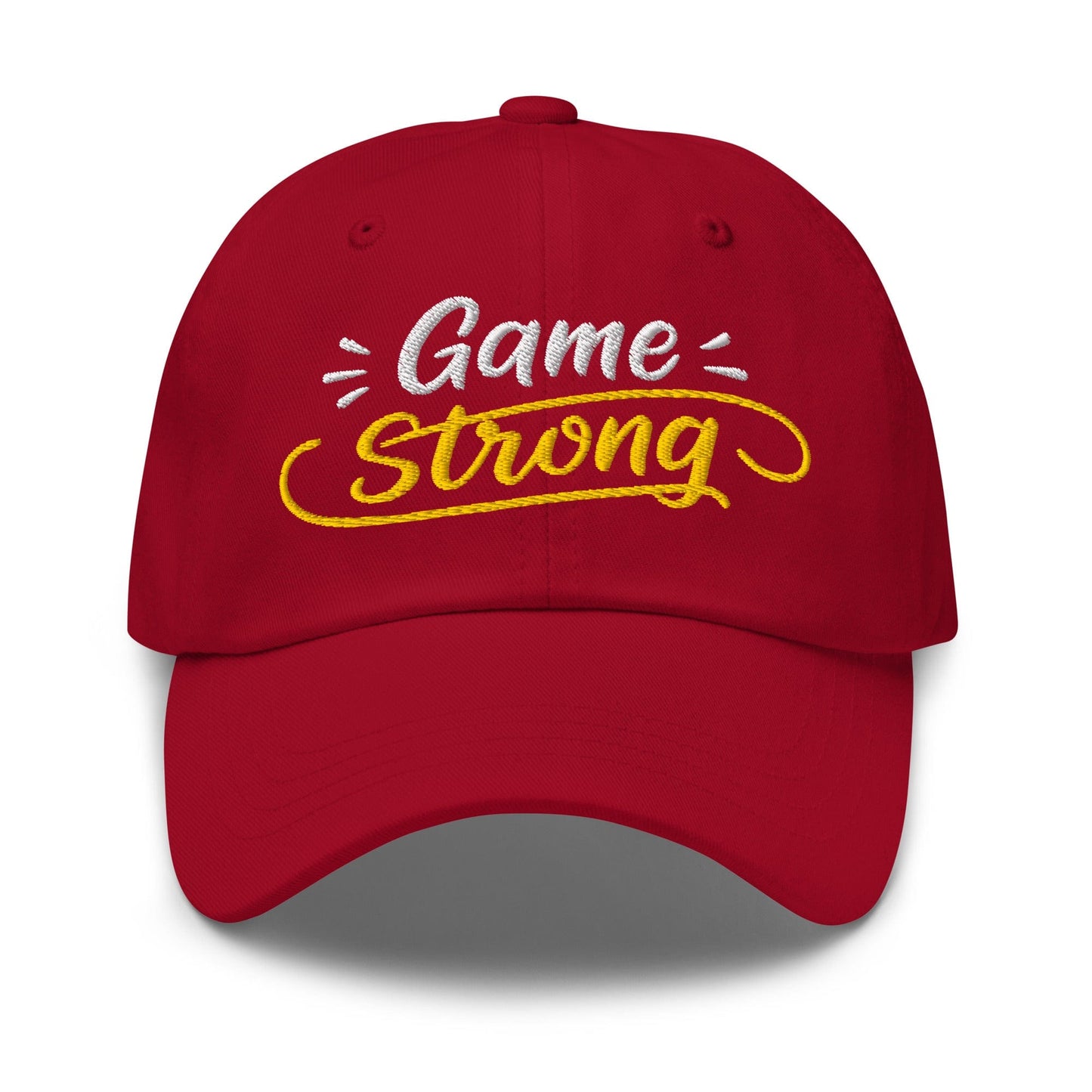 Game Strong Embroidered Golf Cap - Funny Golf Tee by Swing Epic